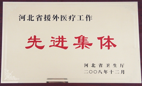 河北省援外医疗工作先进集体