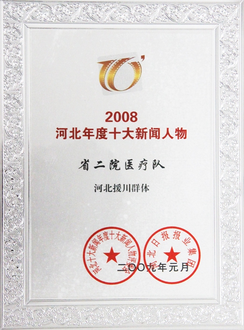 2008河北年度十大新闻人物